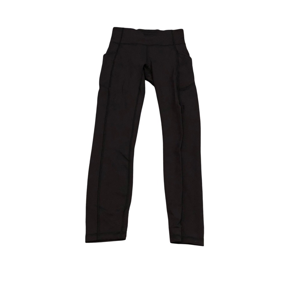Lululemon Women's Invigorate 25" Tight LW5CQFS Black Athletic Leggings Size 4